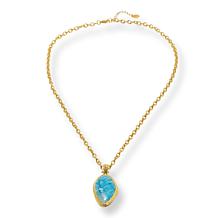 Connie Craig Carroll Jewelry Gemstone Rope Detail Statement Necklace