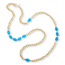 Connie Craig Carroll Jewelry Harlow 60" Magnesite Station Necklace