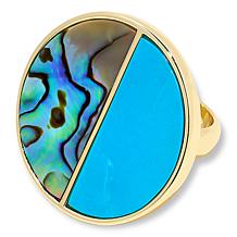 Connie Craig Carroll Jewelry Jules Double-Gem Circle Ring