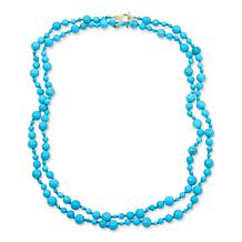 Connie Craig Carroll Jewelry Landon 60" Gemstone Beaded Necklace