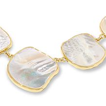 Connie Craig Carroll Jewelry Petite Morgan 18" Stone Station Necklace
