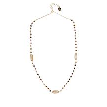 Connie Craig Carroll Jewelry Tori 24" Gemstone Station Necklace