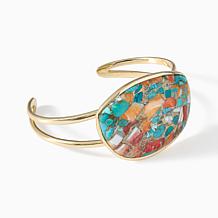 Connie Craig Carroll Large Gemstone Cuff