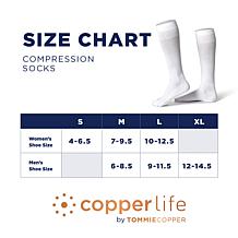 Copper Life 4-pack Medium-Compression EcoWick Over-the-Calf Socks