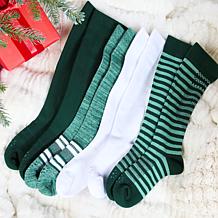 Copper Life 4-pack SnugStay Knee-High Socks