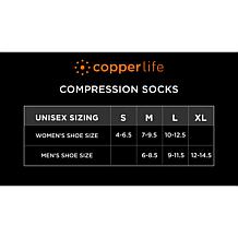 Copper Life by Tommie Copper 4-pk EcoCool Ankle Compression Socks