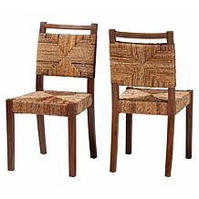 Cordoba Mahogany & Seagrass Dining Chair