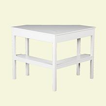 Corner Computer Desk - White