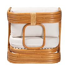 Corsa Bohemian Rattan Arm Chair with Cushions