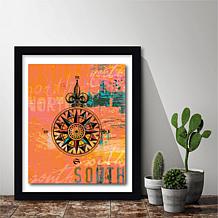 Courtside Market 8" x 10" Framed Acrylic Wall Art - North & South