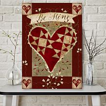 Courtside Market Be Mine Flag 12x18 Canvas Wall Art