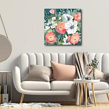 Courtside Market Blooms I 16 x 16 Canvas Wall Art