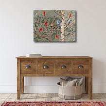 Courtside Market Canvas Wall Art - Winter Frosted, 16" X 20"