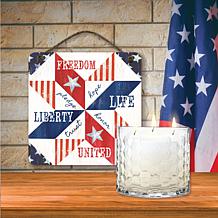 Courtside Market Celebrate 250 13.5oz Citronella Candle & Artboard Set