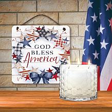 Courtside Market Celebrate 250 13.5oz Citronella Candle & Artboard Set