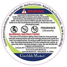 Courtside Market Celebrate 250 God Bless 10 oz Citronella Candle