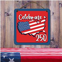 Courtside Market Celebrate 250 USA II 12x12" Artboard with Twine
