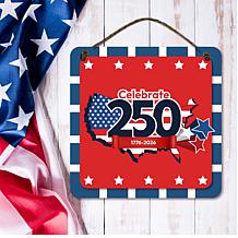 Courtside Market Celebrate 250 USA Overlay 12x12" Artboard with Twine