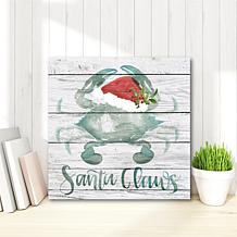Courtside Market Coastal Christmas II 30x30 Canvas Wall Art