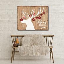 Courtside Market Dashing Through The Snow 16x20 Canvas Wall Art