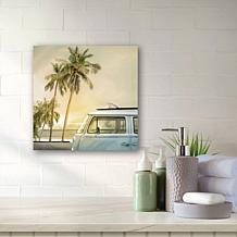Courtside Market Day of Surfing Canvas Wall Art - 24" x 24"