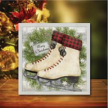 Courtside Market Framed Board - Skates, 8" x 8"