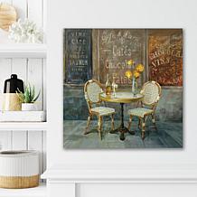 Courtside Market French Cafe 24x24 Gallery-Wrapped Canvas