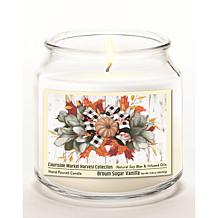 Courtside Market Harvest Wreath Brown Sugar Vanilla Soy Wax Candle