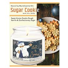 Courtside Market Let it Snow Infused Soy Candle in Glass Jar with Lid