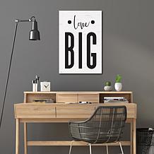 Courtside Market Love Big Canvas Wall Art - 24" x 36"