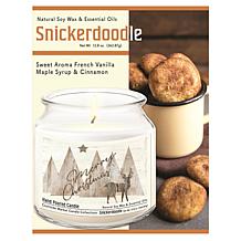 Courtside Market Merry Christmas Deer Infused Soy Candle in Glass Jar