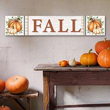 Courtside Market Pumpkin Study II 7"x 30" Panel