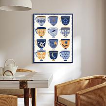 Courtside Market Scandi Teacups 16x20 Gallery-Wrapped Canvas