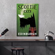 Courtside Market Scottie Cafe 18x26 Gallery-Wrapped Canvas