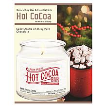 Courtside Market Soy Candle with Essential Oils + Lid - Hot Cocoa Bar
