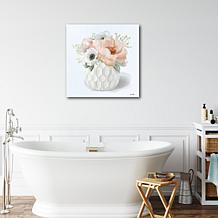 Courtside Market Winter Anemones - Pink 16x16 Canvas Wall Art