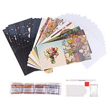 Craft Buddy Crystal & Pearl Art Greeting Cards