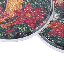 Craft Buddy Crystal Art Christmas 6-piece Coaster Set