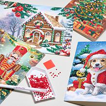 Craft Buddy Crystal Art Christmas and Every Day Card-Making Kit