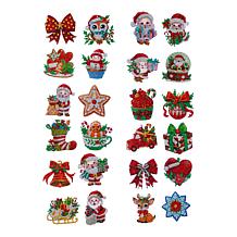 Craft Buddy Crystal Art Christmas Decorations and Tags