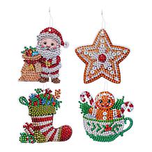 Craft Buddy Crystal Art Christmas Decorations and Tags