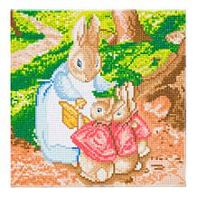 Craft Buddy Crystal Art Peter Rabbit, Kitten, & Bunnies 2pk Canvas Kit