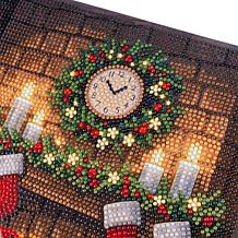 Craft Buddy Crystal Art Santa Claus Canvas Kit 