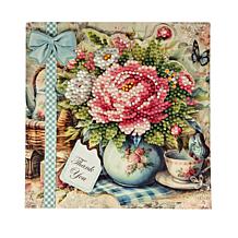 Craft Buddy Crystal Art Vintage Floral Card Set