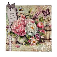 Craft Buddy Crystal Art Vintage Floral Card Set