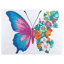 Craft Buddy Crystal Art Wall Stickers - Butterflies