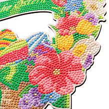 Craft Buddy Crystal Art Wooden Decor Easter Basket
