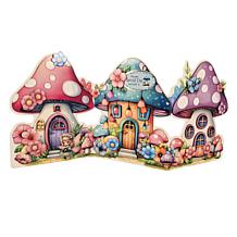 Craft Buddy Paper Craft Fairy Mushroom House Card Set