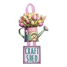 Craft Buddy Sunny Day Floral Watering Can Shaped Card Kit