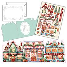 Craft Buddy Sweet Village Papercrafting Holiday Card